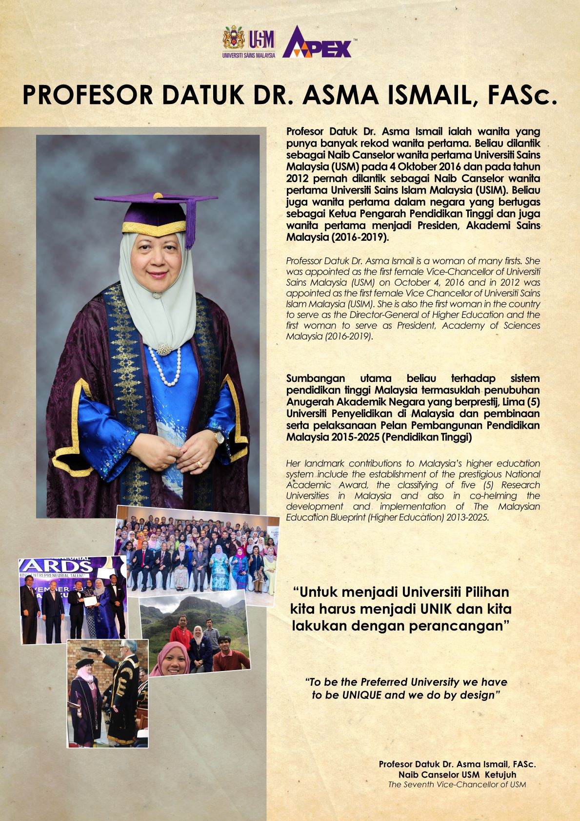 HISTORY OF THE VICE-CHANCELLORSHIP